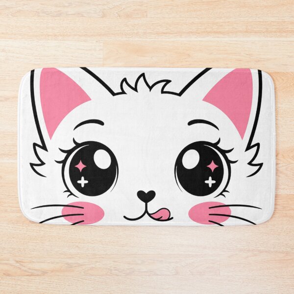 Item preview, Cute Kawaii Cat Face | Sparkly Eyes Kitten Design For Cat Lovers designed and sold by StyxIND.