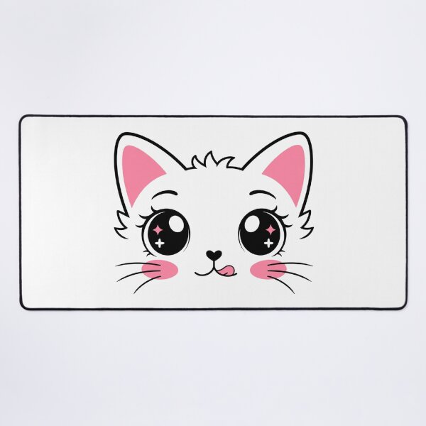 Item preview, Cute Kawaii Cat Face | Sparkly Eyes Kitten Design For Cat Lovers designed and sold by StyxIND.