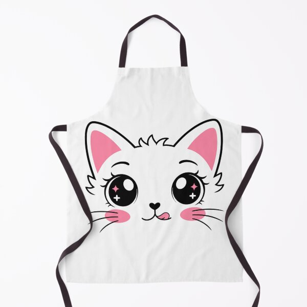 Item preview, Cute Kawaii Cat Face | Sparkly Eyes Kitten Design For Cat Lovers designed and sold by StyxIND.