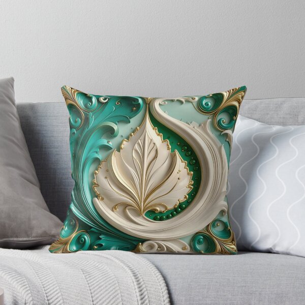 Item preview, Sculptural Emerald with Gold Enamel designed and sold by Vicky Brago-Mitchell®.