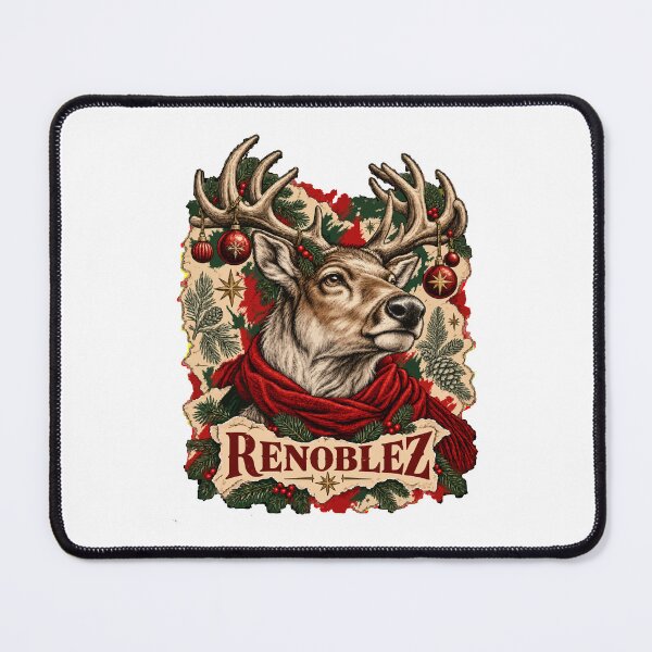 Item preview, Christmas Reindeer with Scarf and Antlers designed and sold by TaruHonu.