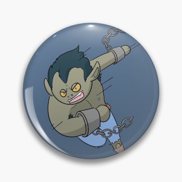 Item preview, Goblin Brute – Chained Flail Fighter designed and sold by playful-one.