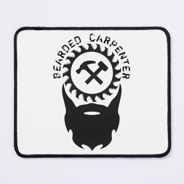 Item preview, Bearded Carpenter Artistic Illustration for Woodworking Enthusiasts designed and sold by speedgreen.