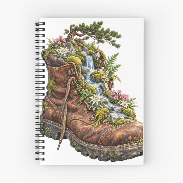 Item preview, Hiking boot transformed into an alpine garden designed and sold by Lazenco.