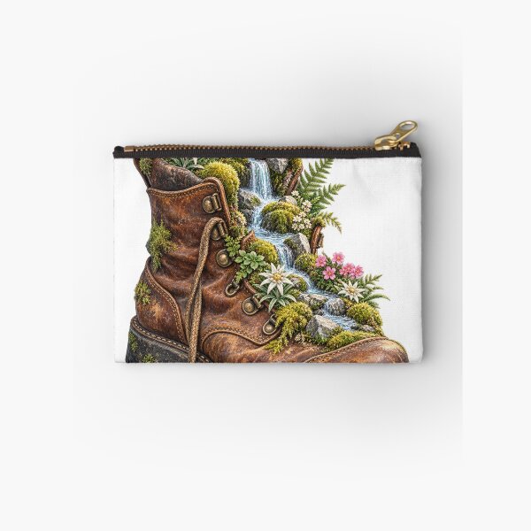 Item preview, Hiking boot transformed into an alpine garden designed and sold by Lazenco.