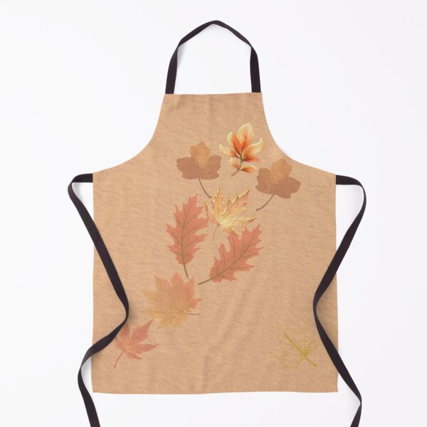 Item preview, Elegant autumn composition with falling leaves and soft paper texture designed and sold by Diseño que alegran tu día.