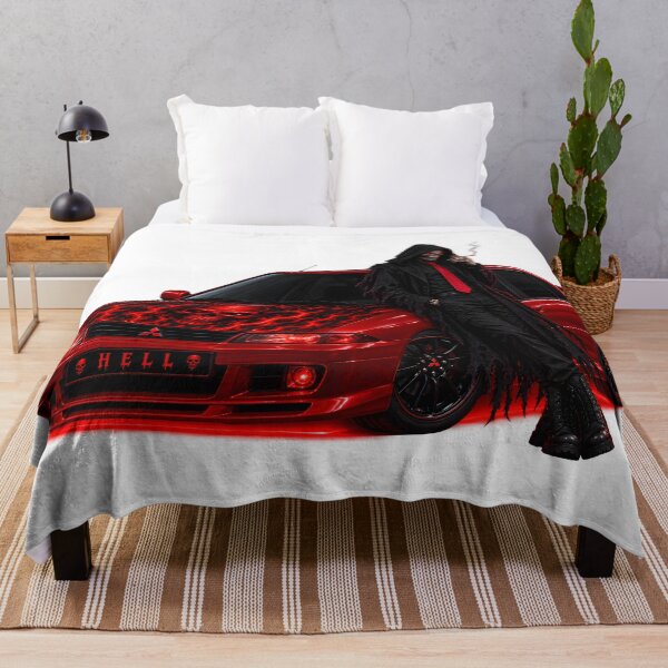 Item preview, skeleton and haunted red car designed and sold by natalik2024.