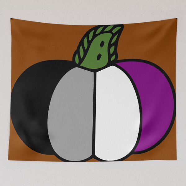 Item preview, Asexual Pumpkin – LGBTQ Pride Halloween designed and sold by Cannaxes Studio.