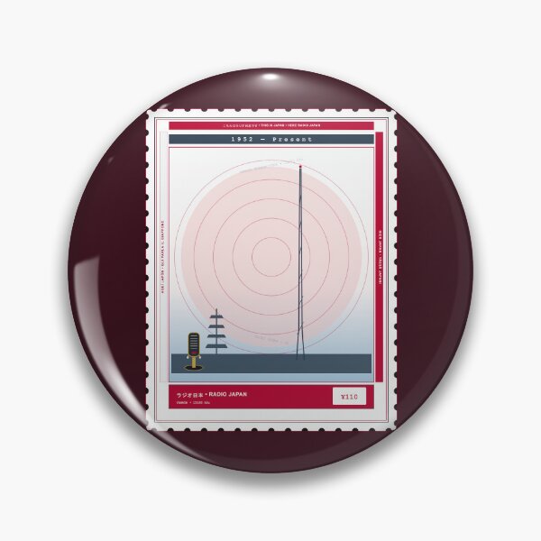 Item preview, Tokyo Shortwave SWL DX Stamp 15195 kHz 1952–Present designed and sold by TribeGlyph.