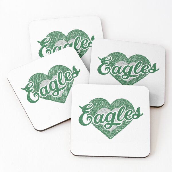 Item preview, Vintage Eagles Hearts Distressed Football Sports Team Spirit designed and sold by RockTheFeal.