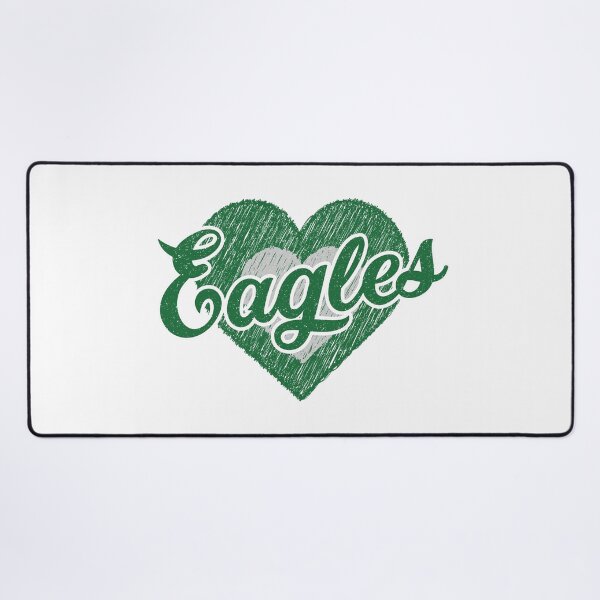 Item preview, Vintage Eagles Hearts Distressed Football Sports Team Spirit designed and sold by RockTheFeal.