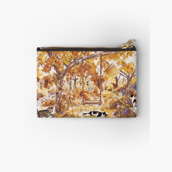 Item preview, Autumn Cats Canvas Print Fall Swing Tree Wall Art Decor designed and sold by SofiaByCruti.