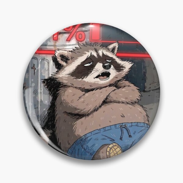Item preview, Low Battery Trash Panda designed and sold by MarcelMade.