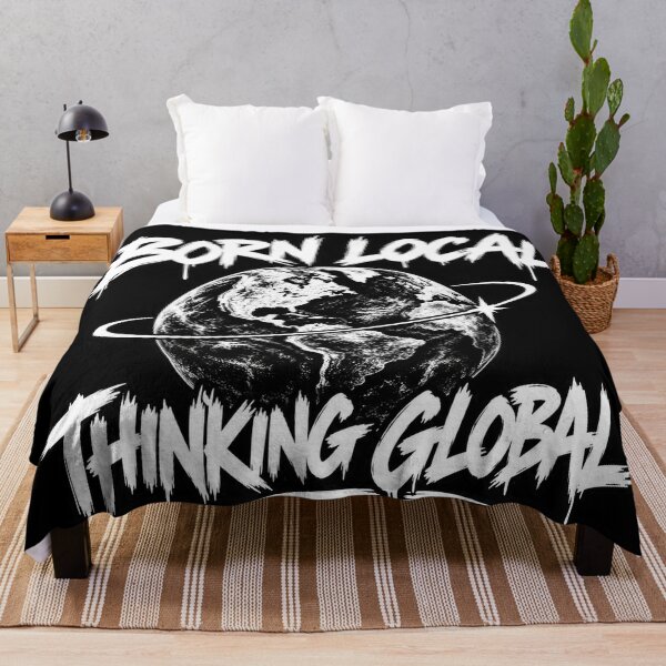 Item preview, Born local thinking global designed and sold by RetroPlus.