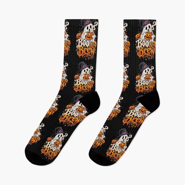 Item preview, Boo & Brew – Cute Ghost Halloween Coffee and Pumpkin Design designed and sold by RockitBaby.
