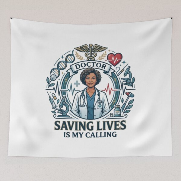 Item preview, Saving Lives Is My Calling Doctor Medical T-Shirt designed and sold by PixelStyle Studio.