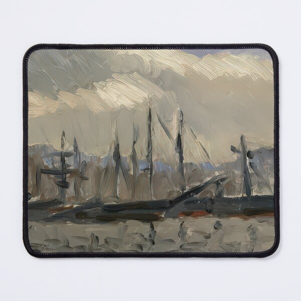 Item preview, Port de cherbourg 1918 designed and sold by VeilOfPigments.