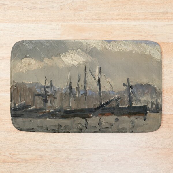 Item preview, Port de cherbourg 1918 designed and sold by VeilOfPigments.