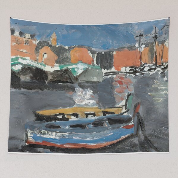 Item preview, Port de marseille 1917 designed and sold by VeilOfPigments.