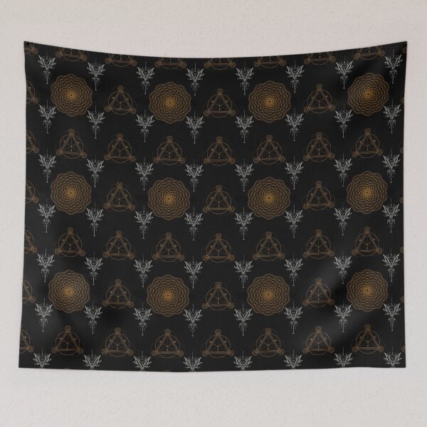Item preview, Mystic Geometry | Sacred Mandala & Celestial Line Art Pattern designed and sold by Juuls-Art.