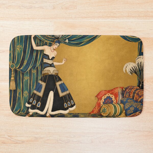 Item preview, Art Deco Fashion Wall Art, Vintage 1920s Woman in Evening Gown, Elegant Flapper Print designed and sold by RickE.