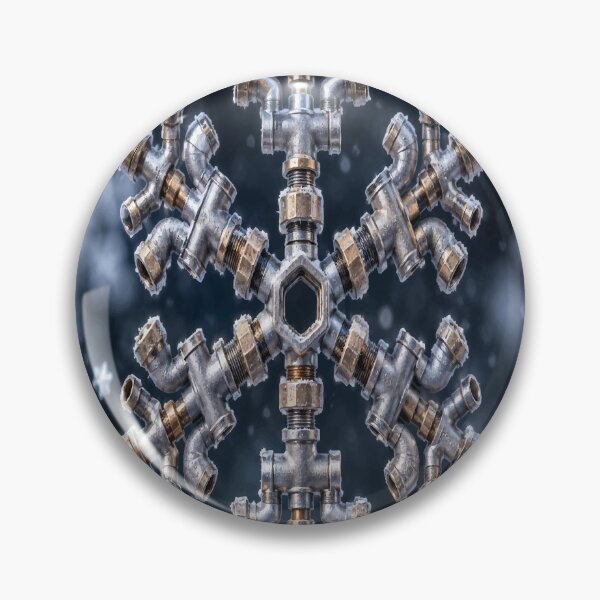 Item preview, Pipe Snowflake designed and sold by AbstractAnom.