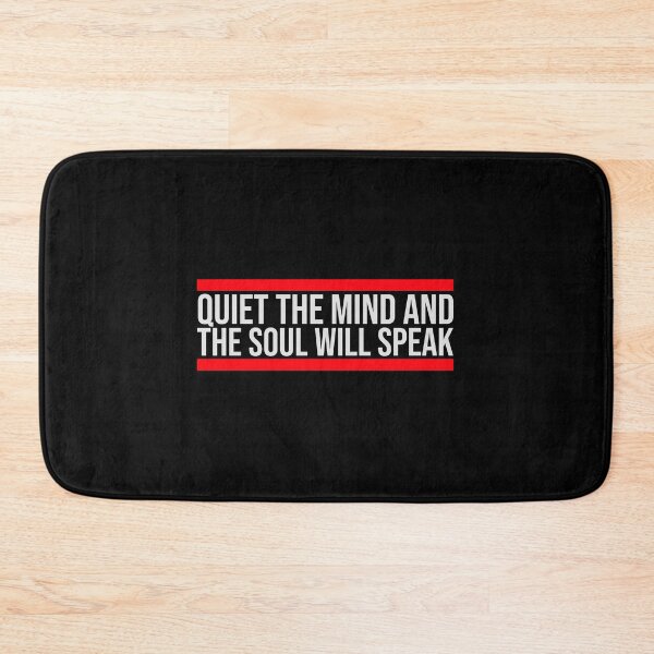Item preview, Quiet The Mind And The Soul Will Speak Spirit Logo designed and sold by shirt-o-mat.