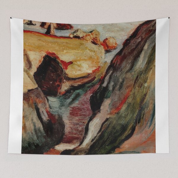 Item preview, Rochers a belle ile 1896 designed and sold by VeilOfPigments.