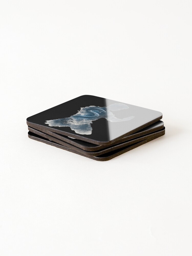 Thumbnail 4 of 5, Coasters (Set of 4), Wing Chun Snake designed and sold by ReneMM.