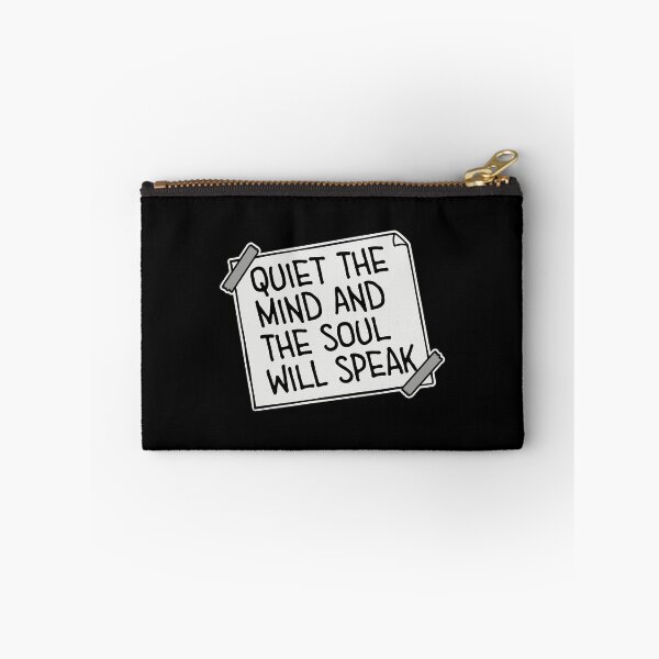 Item preview, Quiet The Mind And The Soul Will Speak Spirit Logo designed and sold by shirt-o-mat.