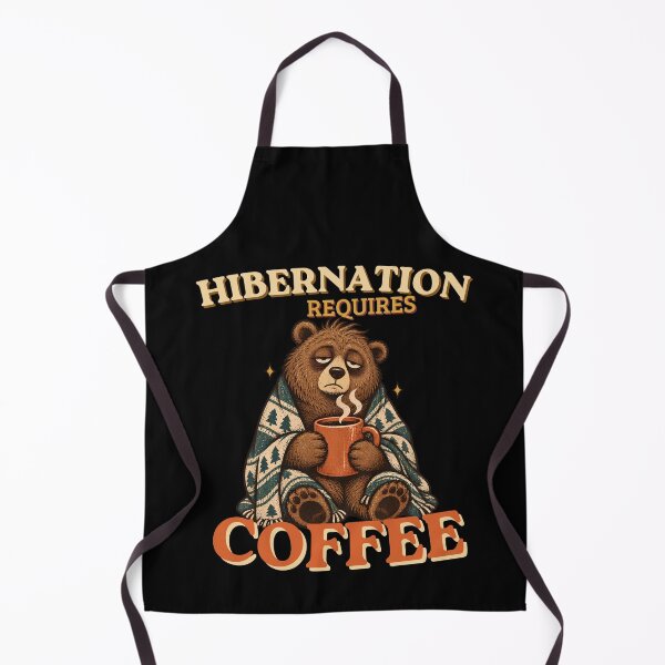 Item preview, Hibernation Requires Coffee – Sleepy Bear Coffee Humor designed and sold by Bawek85Designs.