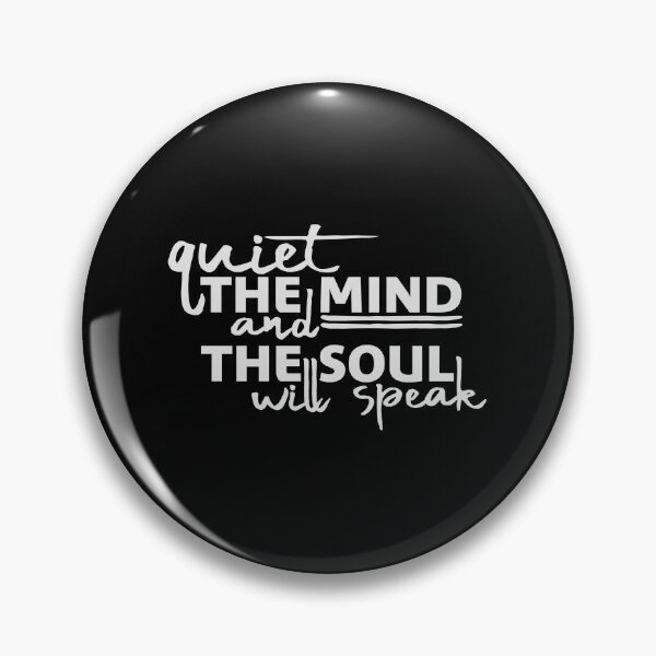 Item preview, Quiet The Mind And The Soul Will Speak Spirit Logo designed and sold by shirt-o-mat.