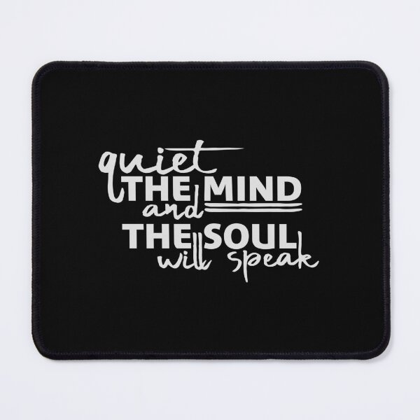 Item preview, Quiet The Mind And The Soul Will Speak Spirit Logo designed and sold by shirt-o-mat.