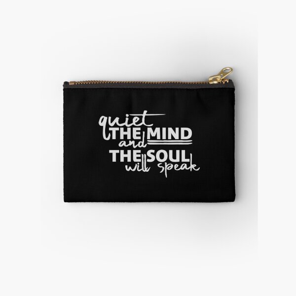 Item preview, Quiet The Mind And The Soul Will Speak Spirit Logo designed and sold by shirt-o-mat.