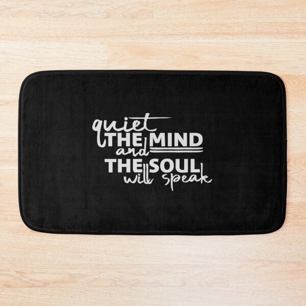 Item preview, Quiet The Mind And The Soul Will Speak Spirit Logo designed and sold by shirt-o-mat.