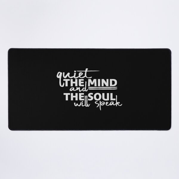 Item preview, Quiet The Mind And The Soul Will Speak Spirit Logo designed and sold by shirt-o-mat.