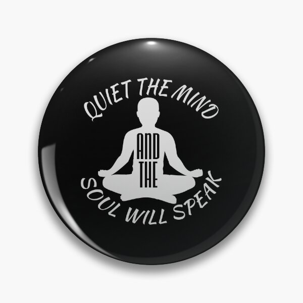 Item preview, Quiet The Mind And The Soul Will Speak Spirit Logo designed and sold by shirt-o-mat.
