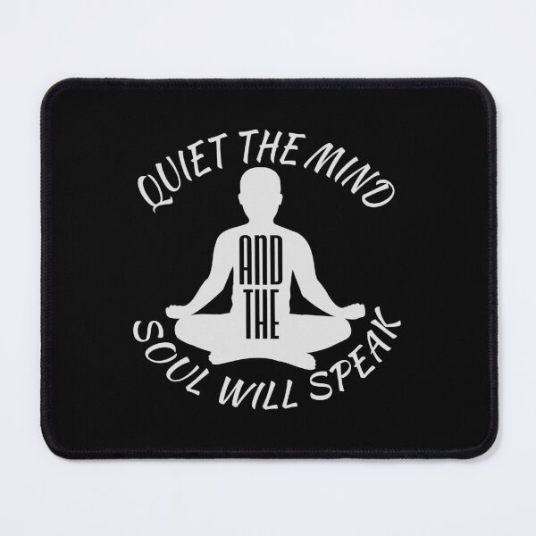 Item preview, Quiet The Mind And The Soul Will Speak Spirit Logo designed and sold by shirt-o-mat.