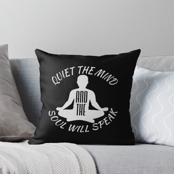Item preview, Quiet The Mind And The Soul Will Speak Spirit Logo designed and sold by shirt-o-mat.