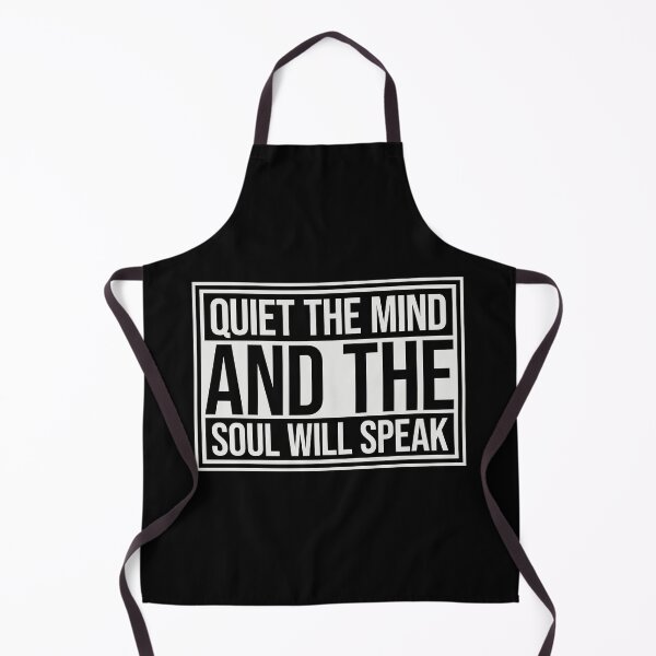 Item preview, Quiet The Mind And The Soul Will Speak Spirit Logo designed and sold by shirt-o-mat.