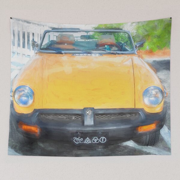 Item preview,  1978 Yellow MG MGB Convertible designed and sold by RichFrancoCars.