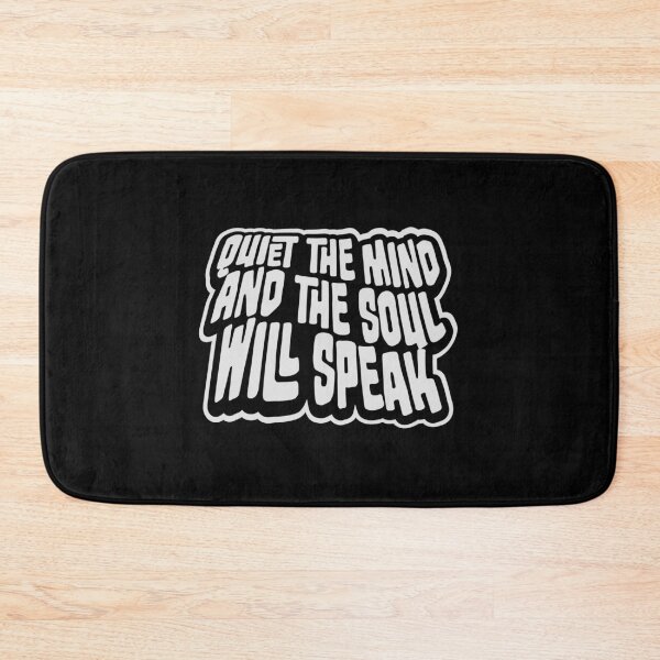 Item preview, Quiet The Mind And The Soul Will Speak Spirit Logo designed and sold by shirt-o-mat.