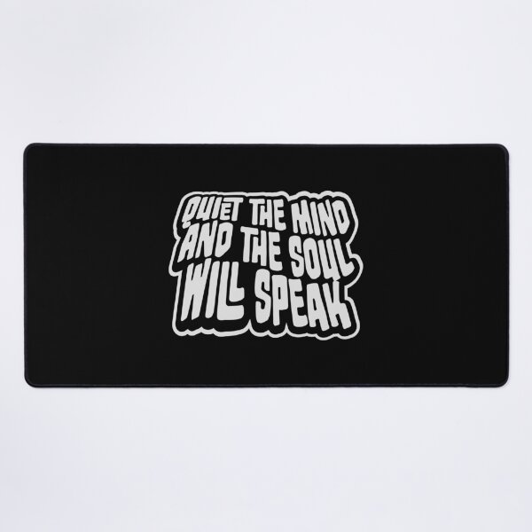 Item preview, Quiet The Mind And The Soul Will Speak Spirit Logo designed and sold by shirt-o-mat.