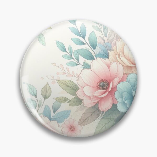 Item preview, Floral Pastel Botanical Art designed and sold by NNhu.