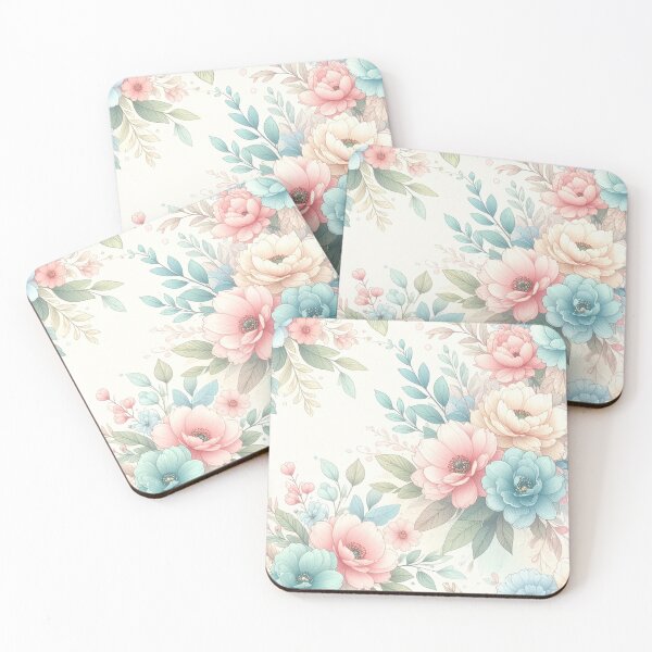 Item preview, Floral Pastel Botanical Art designed and sold by NNhu.