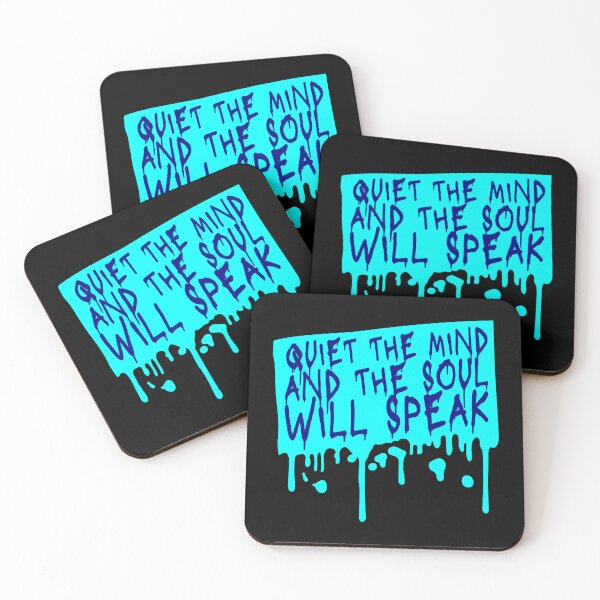 Item preview, Quiet The Mind And The Soul Will Speak Spirit Logo designed and sold by shirt-o-mat.