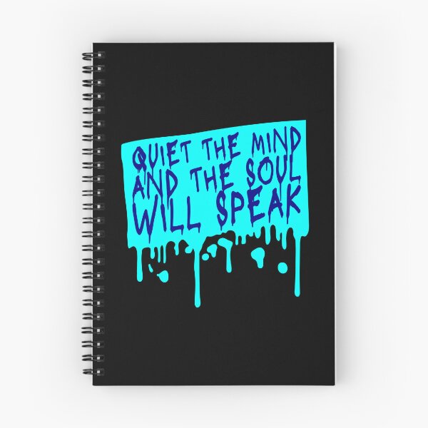 Item preview, Quiet The Mind And The Soul Will Speak Spirit Logo designed and sold by shirt-o-mat.