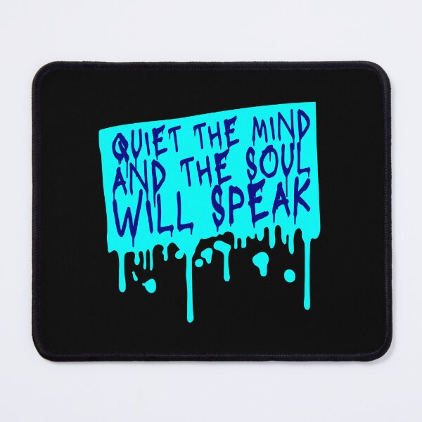 Item preview, Quiet The Mind And The Soul Will Speak Spirit Logo designed and sold by shirt-o-mat.