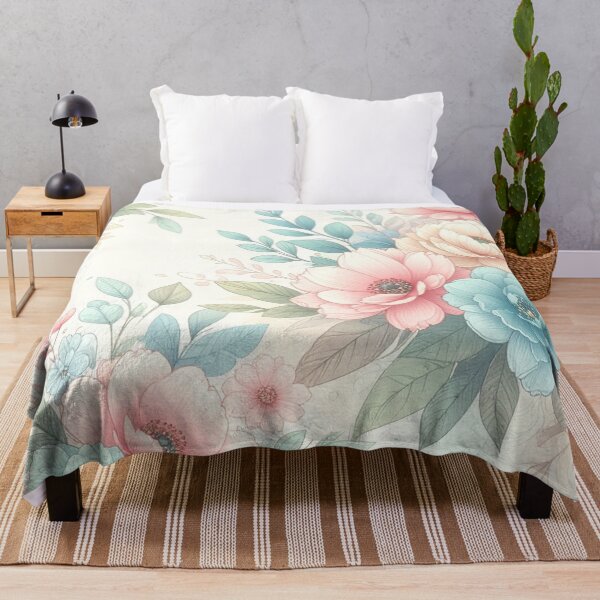 Item preview, Floral Pastel Botanical Art designed and sold by NNhu.