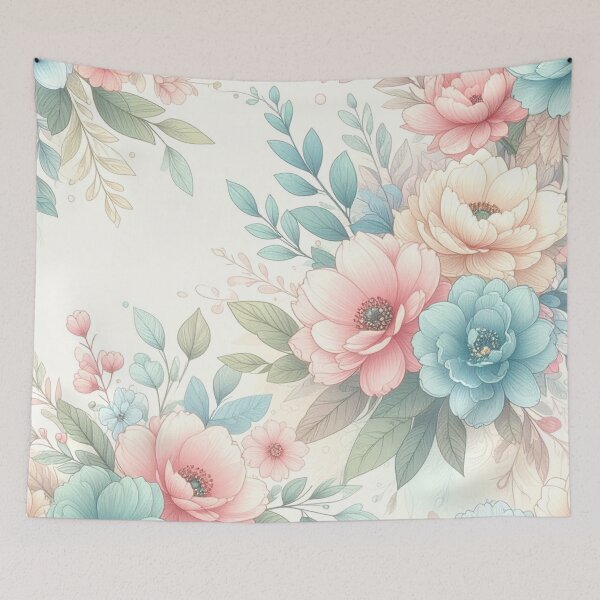 Item preview, Floral Pastel Botanical Art designed and sold by NNhu.